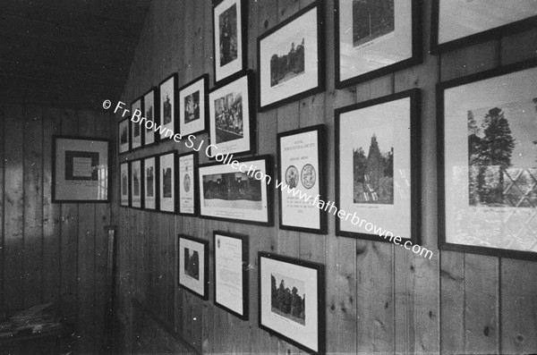 HEADFORD HOUSE  PHOTOGRAPHS OF TREES AND LATE MARQUIS MEDALS IN GARDEN OFFICE